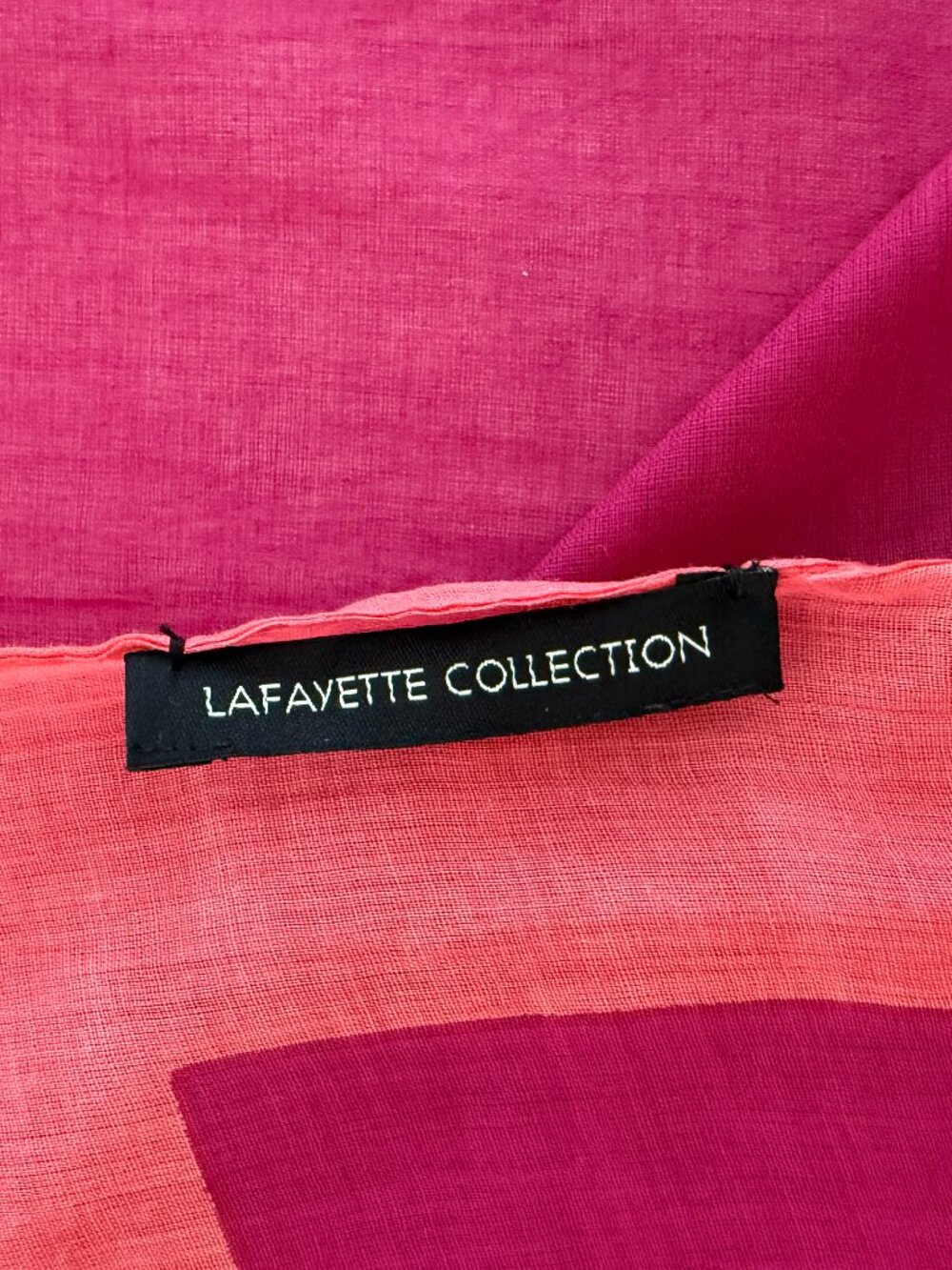 Womans Lafayette collection cotton scarf 76 X 40 inches